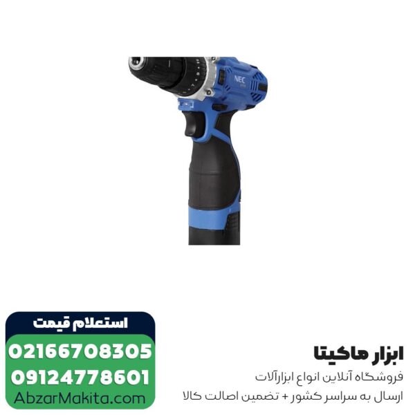دریل شارژی چکشی NEC لیتیوم 14.4 ولت مدل 1715