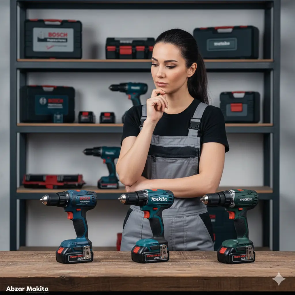 مقایسه چکش تخریب و فرز برندهای بوش و متابو و ماکیتا